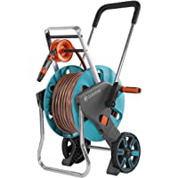Gardena 18517-20 Carro portamanguera- con Manguera- AquaRoll M Easy Set inkl. 20 m Schlauch